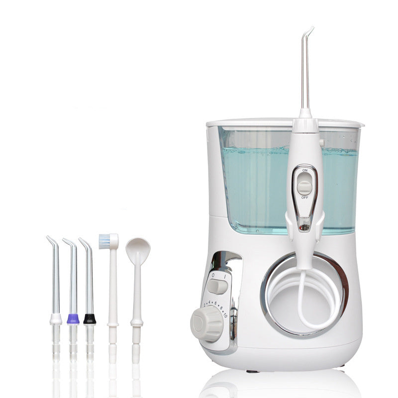 Water Dental Flosser for Teeth/Braces,10 Pressure Levels, 8 Water Jet Tips for Family