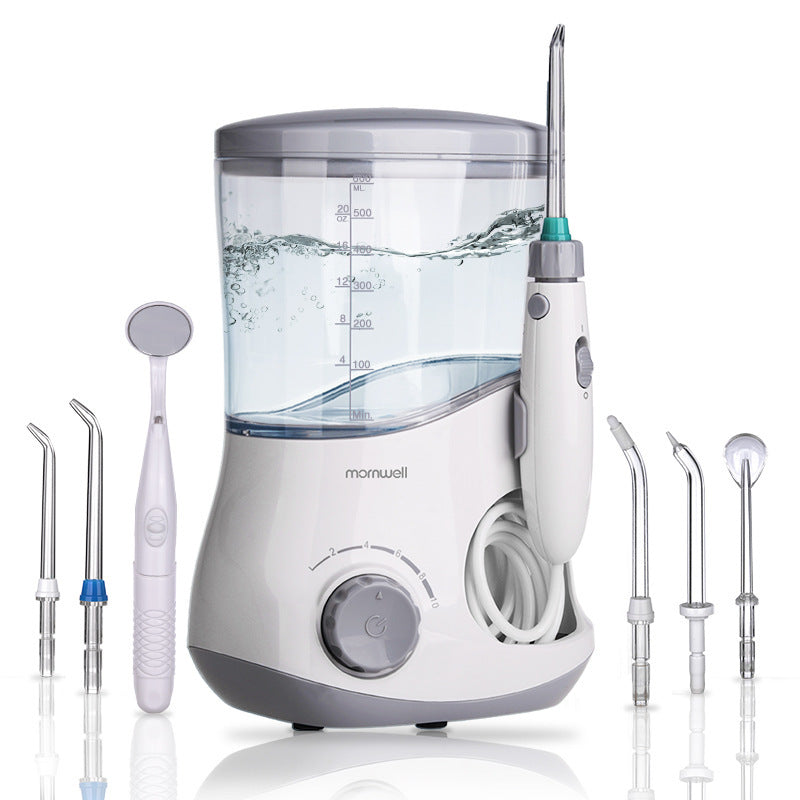 Mornwell Countertop Electric Water Jet Flosser IPX7 Waterproof OralSavvy