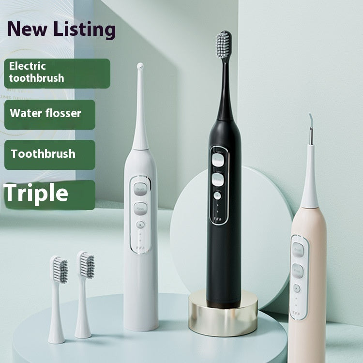 Three-in-one Waterproof Smart Electric Toothbrush Oral Irrigator OralSavvy