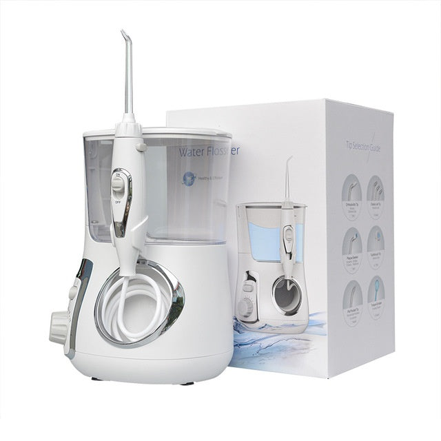 Water Dental Flosser for Teeth/Braces,10 Pressure Levels, 8 Water Jet Tips for Family