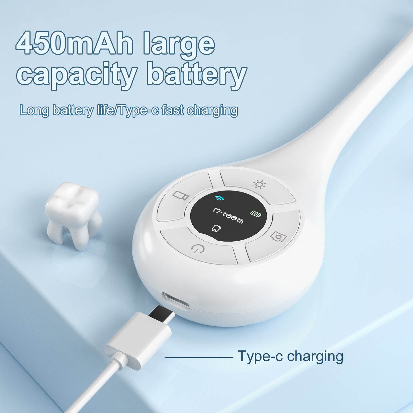 Intelligent HD Visual Dental Mirror Oral Endoscope Dental Inspection Instrument