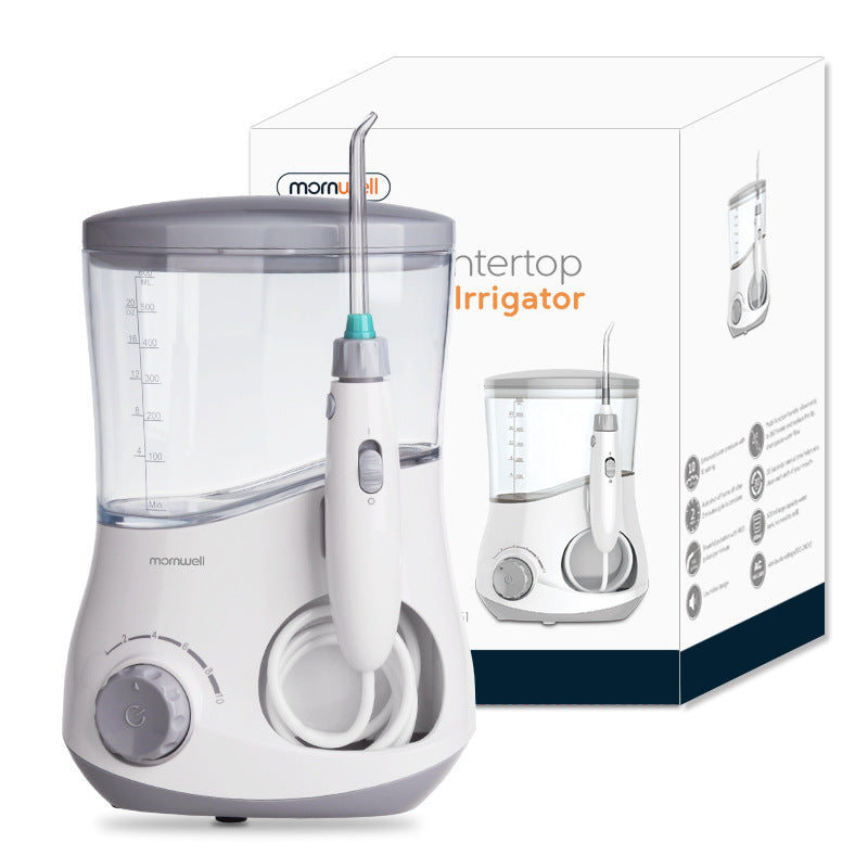 Mornwell Countertop Electric Water Jet Flosser IPX7 Waterproof OralSavvy