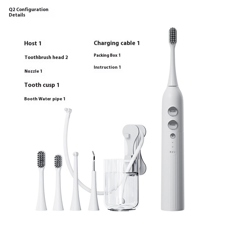 Three-in-one Waterproof Smart Electric Toothbrush Oral Irrigator OralSavvy