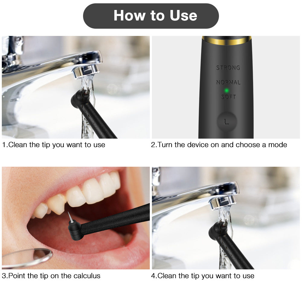 Plaque Remover for Teeth, Electric Tooth Cleaner Tartar Remover for Teeth with LED Light OralSavvy