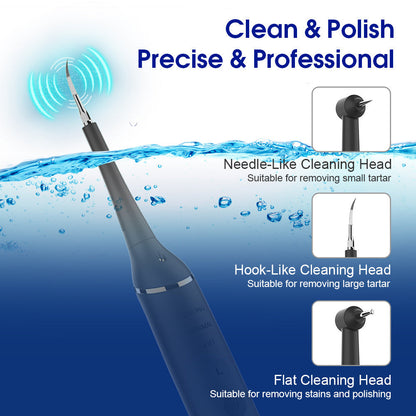 Plaque Remover for Teeth, Electric Tooth Cleaner Tartar Remover for Teeth with LED Light OralSavvy