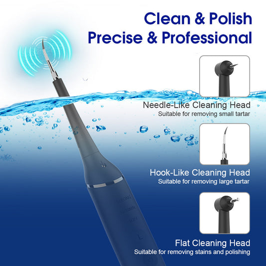 Plaque Remover for Teeth, Electric Tooth Cleaner Tartar Remover for Teeth with LED Light OralSavvy