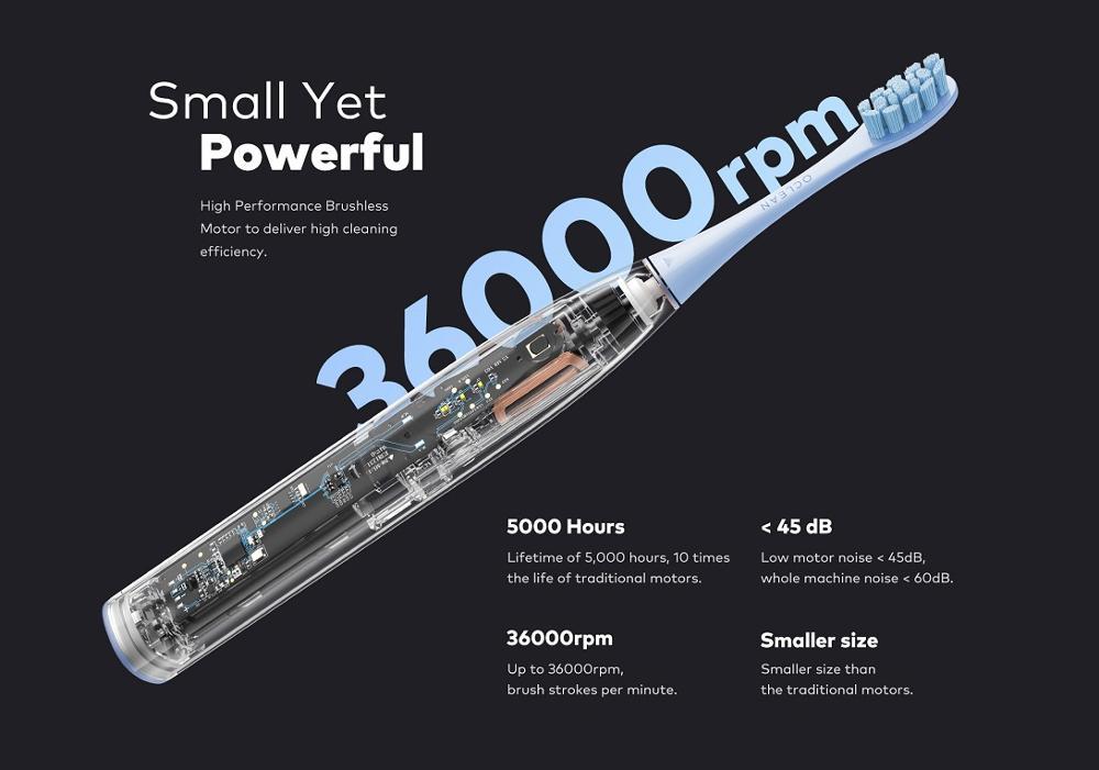 OralSavvy Electric Toothbrush IPX7 Waterproof 3 Modes - Chargieable Ultrasonic Automatic OralSavvy