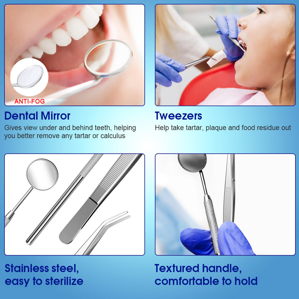 Plaque Remover for Teeth, Electric Tooth Cleaner Tartar Remover for Teeth with LED Light OralSavvy