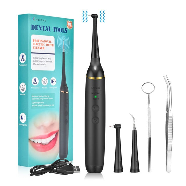 Plaque Remover for Teeth, Electric Tooth Cleaner Tartar Remover for Teeth with LED Light OralSavvy
