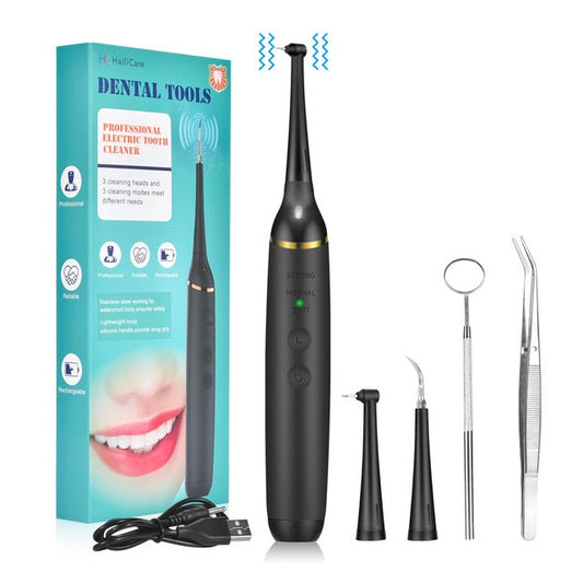 Plaque Remover for Teeth, Electric Tooth Cleaner Tartar Remover for Teeth with LED Light OralSavvy