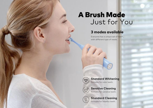 OralSavvy Electric Toothbrush IPX7 Waterproof 3 Modes - Chargieable Ultrasonic Automatic OralSavvy