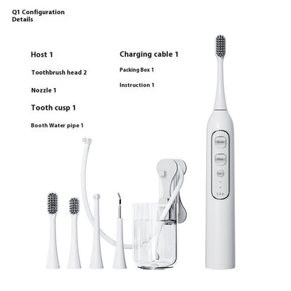 Three-in-one Waterproof Smart Electric Toothbrush Oral Irrigator OralSavvy