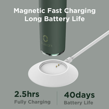 Electric Toothbrush with Three Quick Charging Modes and Low-Noise Operation OralSavvy