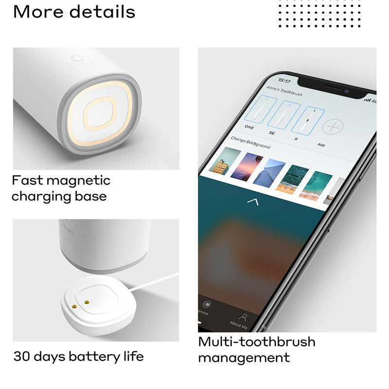 Electric Toothbrush for Adults IPX7 Tech -  Smartphone Compatibility OralSavvy